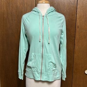 Mudd mint green zip up jacket in size large
